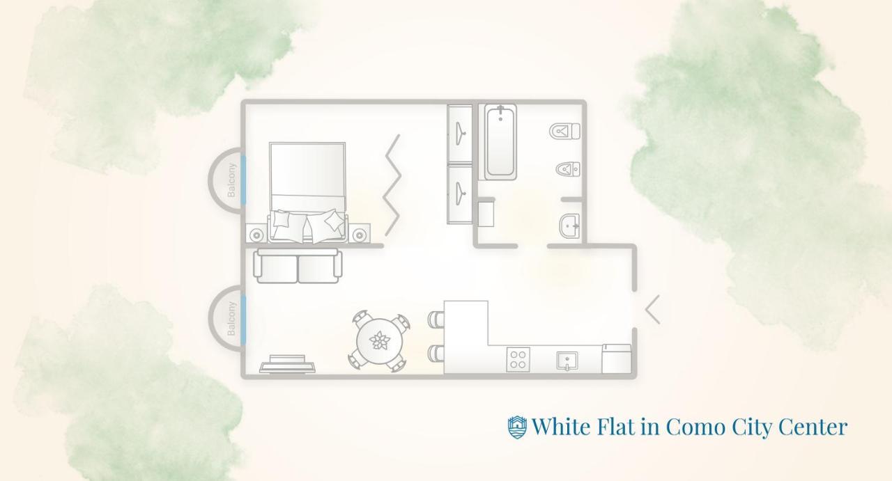 White Flat In Como City Center By Rent All Como Exterior photo